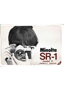 Minolta SR 1 manual. Camera Instructions.